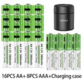 16AA 8AAA-charger