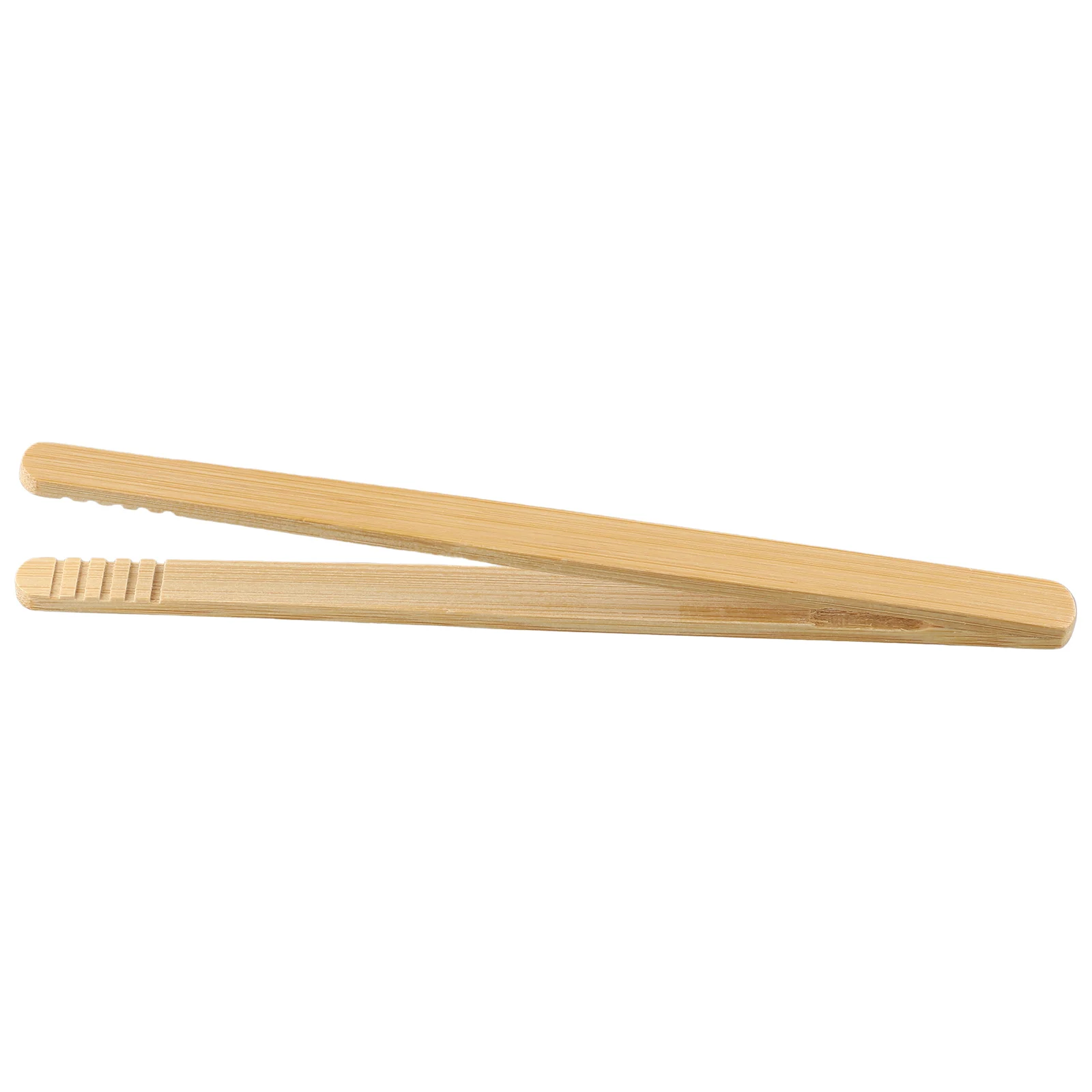 2 Pcs 18cm Natural Bamboo Wooden Food Toaster Tongs Tea Clip Tweezers For Toast Pickles Tea Cooking Kitchen Accessories