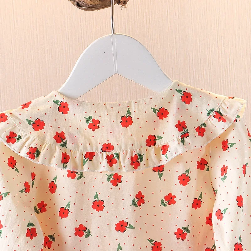 Girls Baby Kid Infant Dress Spring New Arrival Cartoon Long Sleeve Birthday Dress Cotton Newborn Clothes Lovely Baby Dress 9M-3T