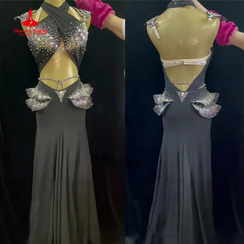 

Belly Dancer Costume Suit Customsized Women Children Oriental Performance Professional Spandex Dress Belly Dancing Wear Outfit
