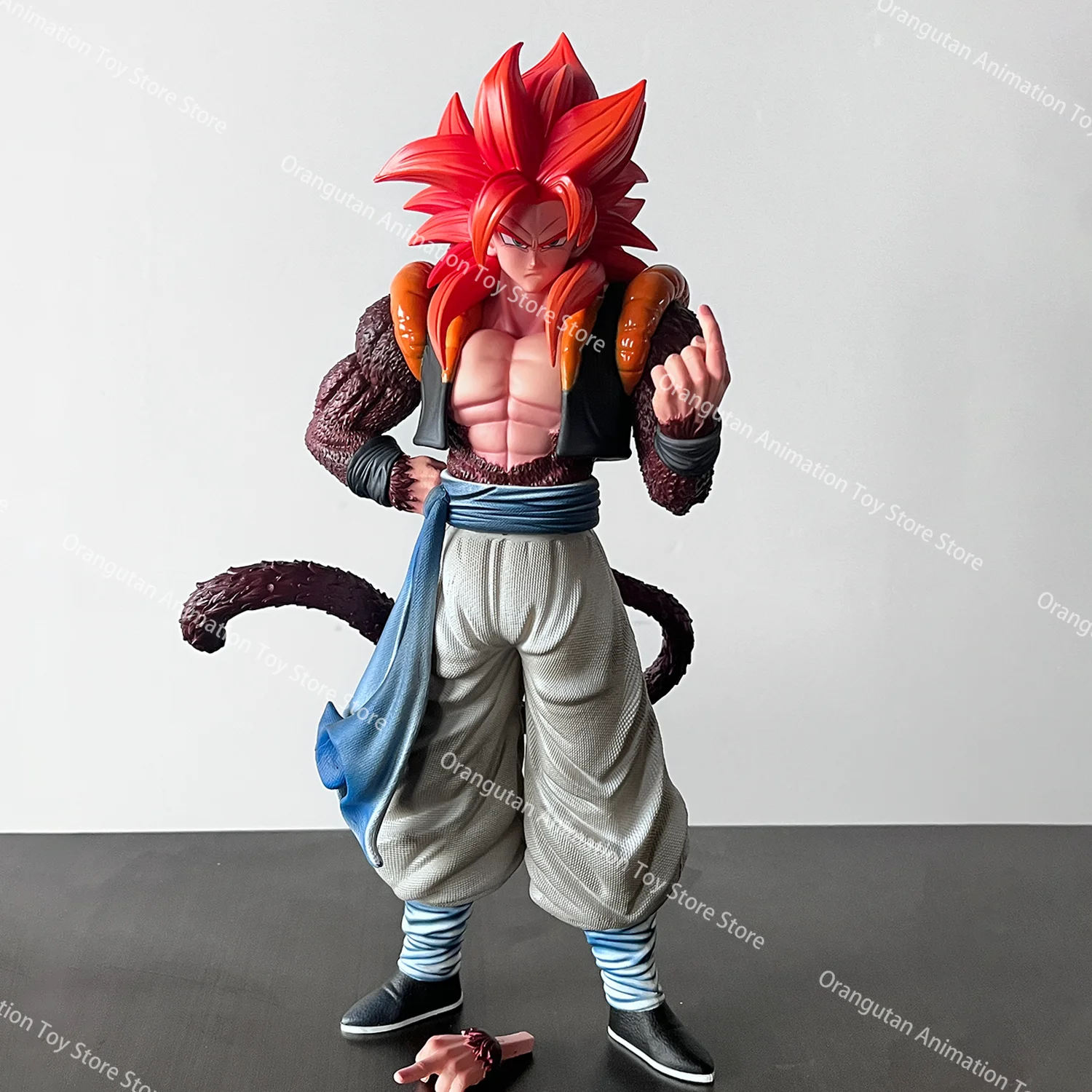 

IN STOCK Anime Dragon Ball GT SSJ4 Gogeta Doll Super Saiyan 4 Gogeta Action Figure PVC Statue Collectible Model Toy Gift