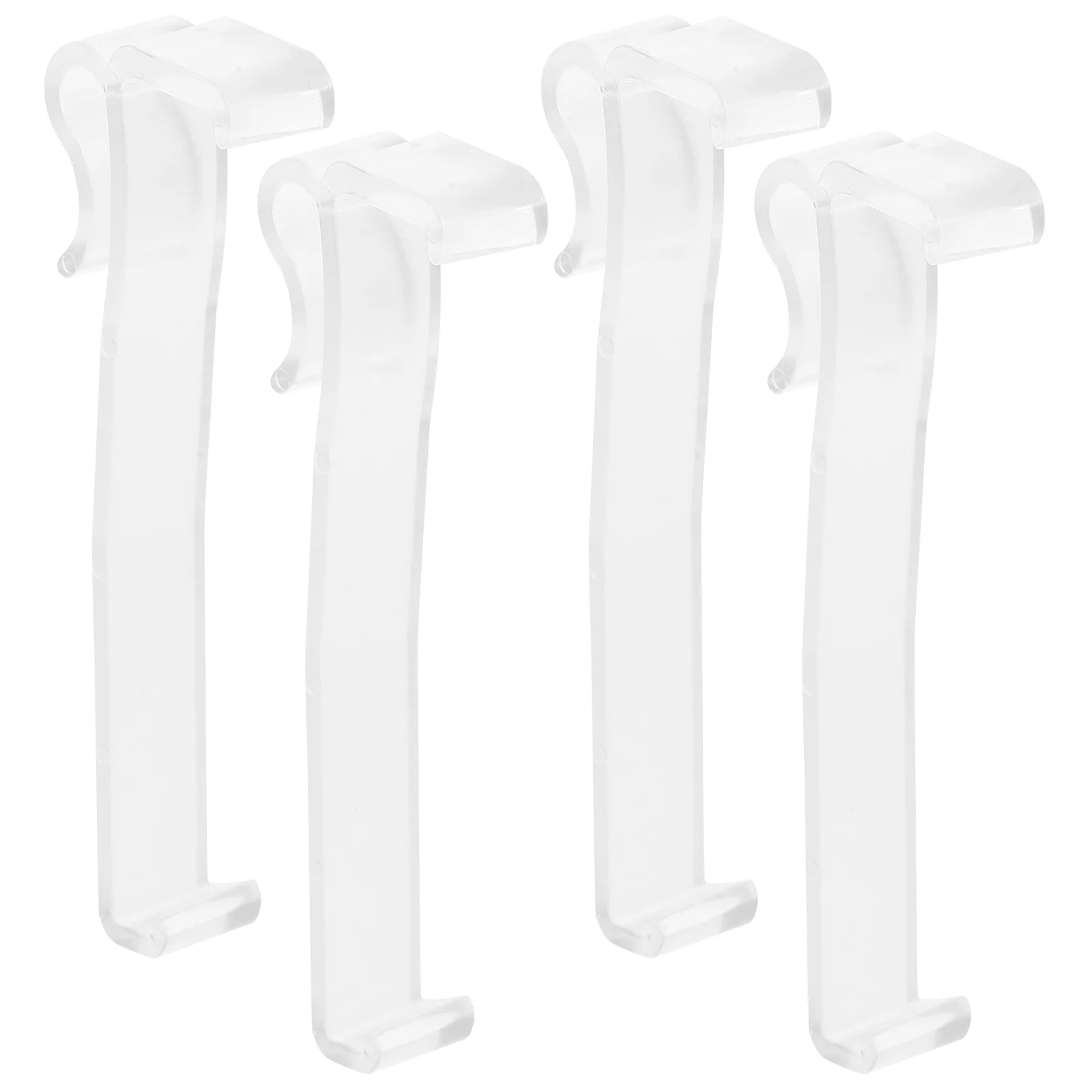 

24pcs Window Valance Clips Transparent Replacement Blind Clips For Vertical Blinds Lightweight Secure Fit Curtain Accessories