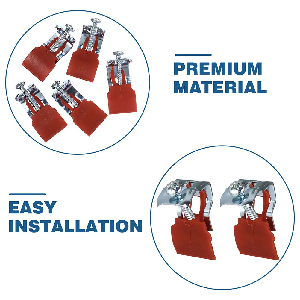 

8pcs Kitchen Sink Mounting Clamps Adjustable Screws Nodrill Arch Design Stable Fixing Undermount Brackets Sink Clips Versatile