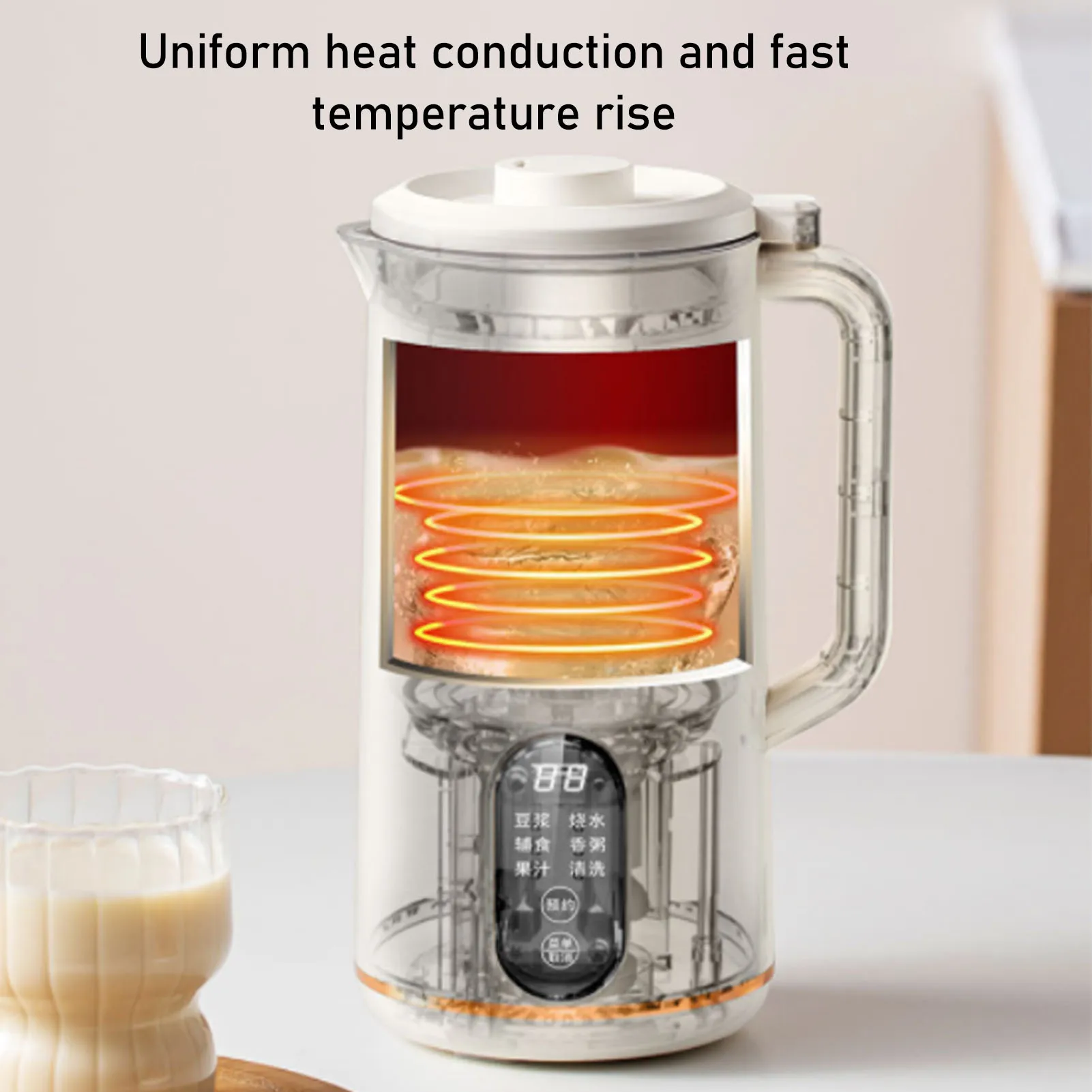 Sojamelkblendermachine Elektrische sapcentrifuge Multifunctionele gratis koken en filteren Automatische aanrechtblender Huishoudelijke mixer