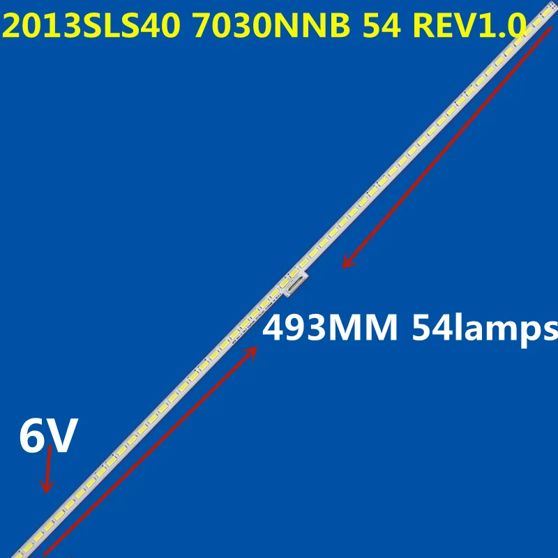 شريط إضاءة خلفية LED لـ 2013SLS40 ، 7030åb ، 54 REV1.0 ، LJ97-04425A ، 40PFL4308 ، 40PFL4508H ، 12 ، LTA400HF30 ، 10 قطعة