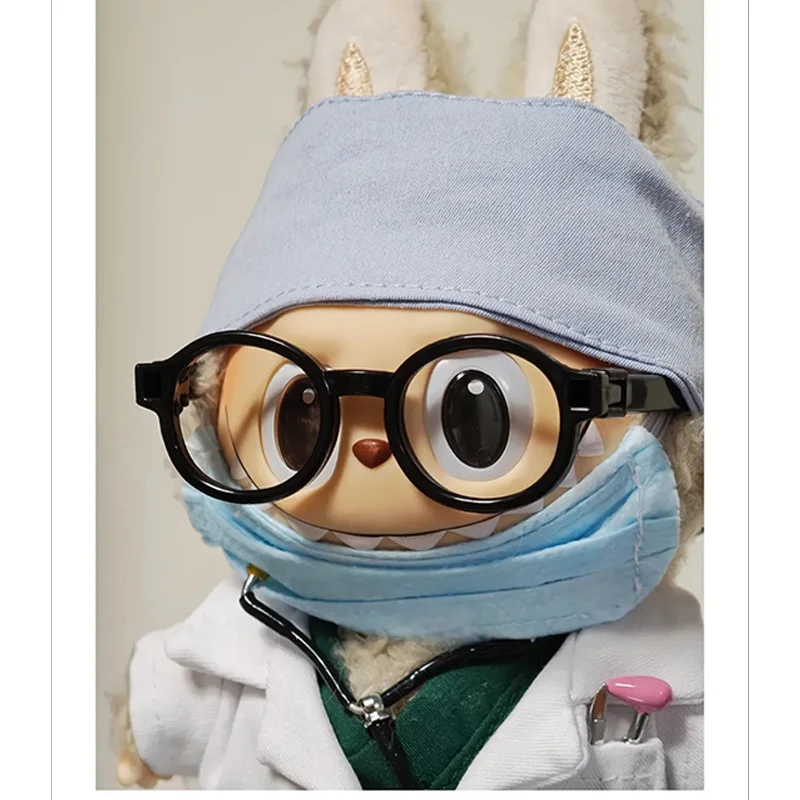 Nouveau seul vêtements 17cm Labu poupée vêtements V1 V2 V3 vêtements mignon médecin infirmière stéthoscope plaque de poitrine uniforme ensemble poupée vêtements jouet