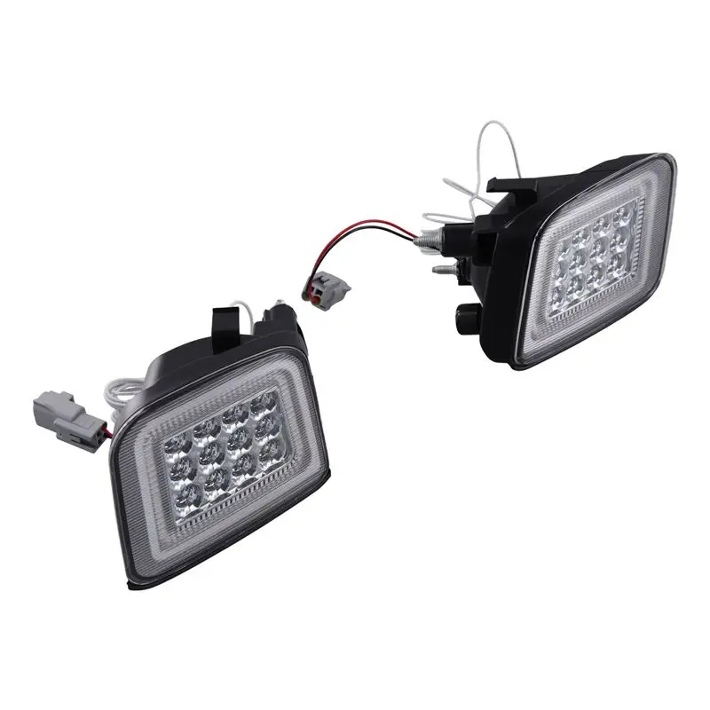 Car Headlight DRL Daytime Running Light Daul Clour Lights For Subaru WRX STI 2015-2017 LED Turn Signal Lights-X59A