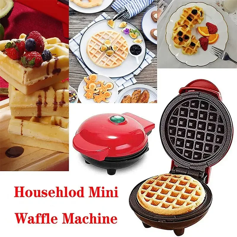 Mesin pembuat wafel portabel, Peralatan dapur, mesin Oven telur, panci sarapan