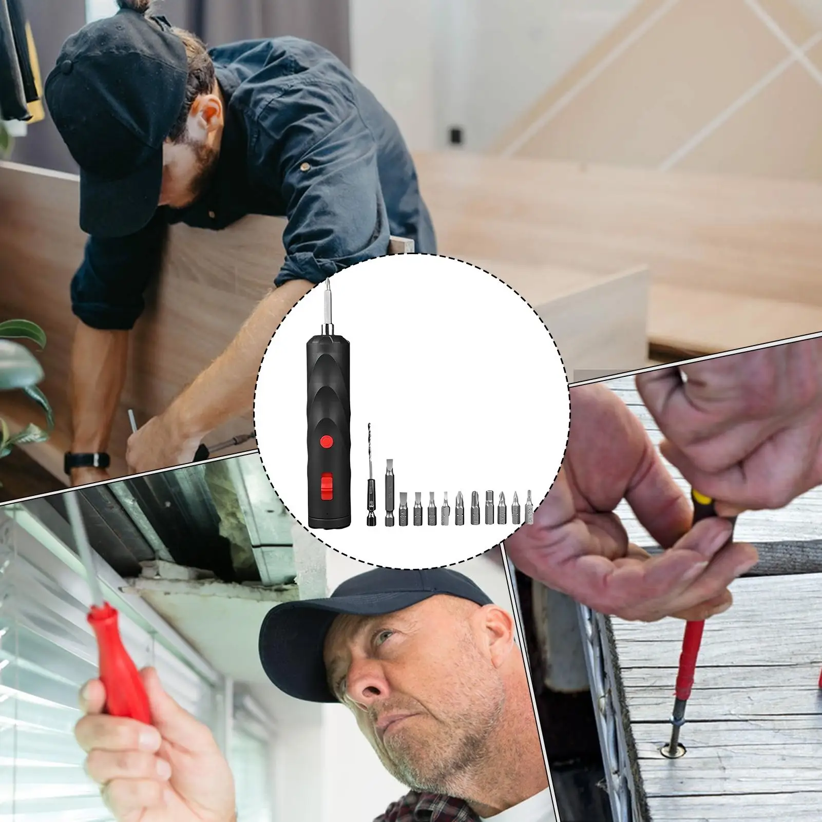 

Электрическая отвертка, перезаряжаемая отвертка, USB-отвертка с набором бит для мебели, электроники, автомобилей, ремесленные проекты