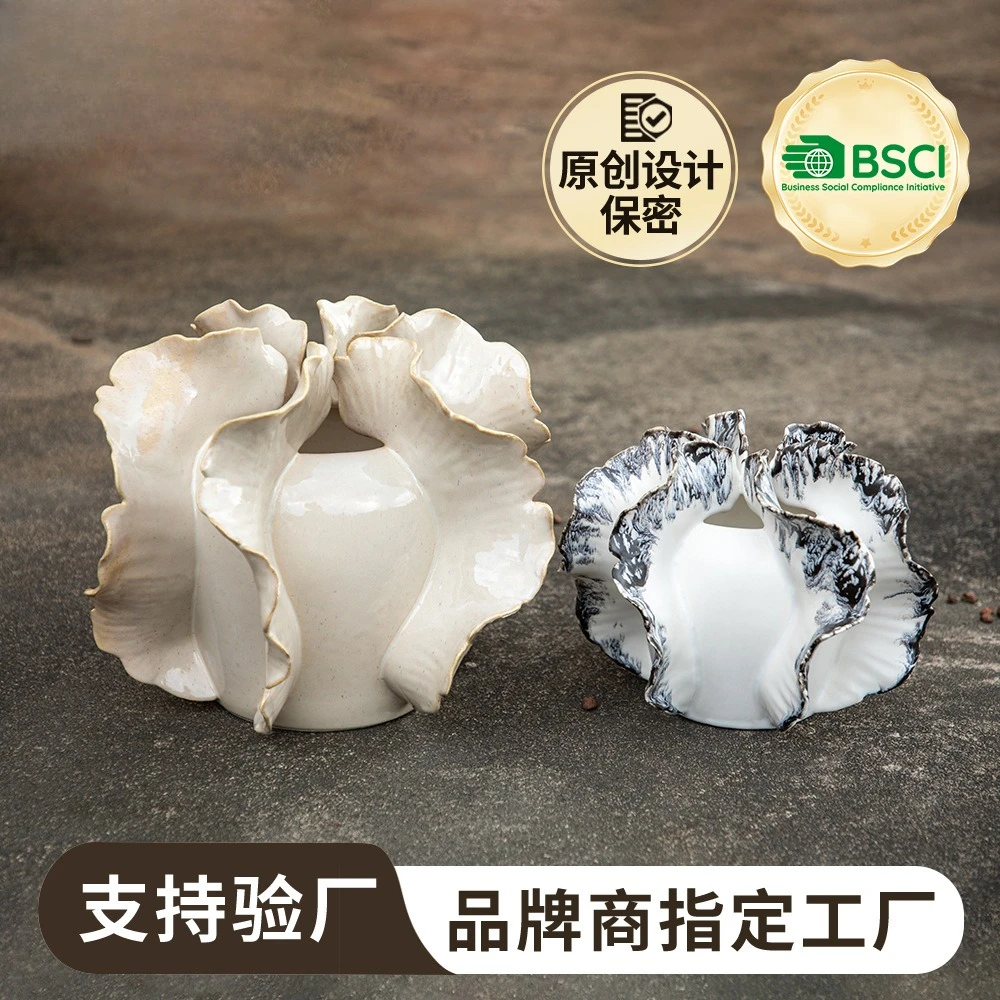 

Handmade ceramic vase living room decoration ornaments ins style design sense advanced sense