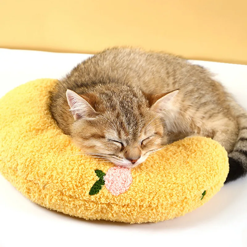 Almohada suave de peluche para perros y gatos – Mejora el descanso - imagen 3