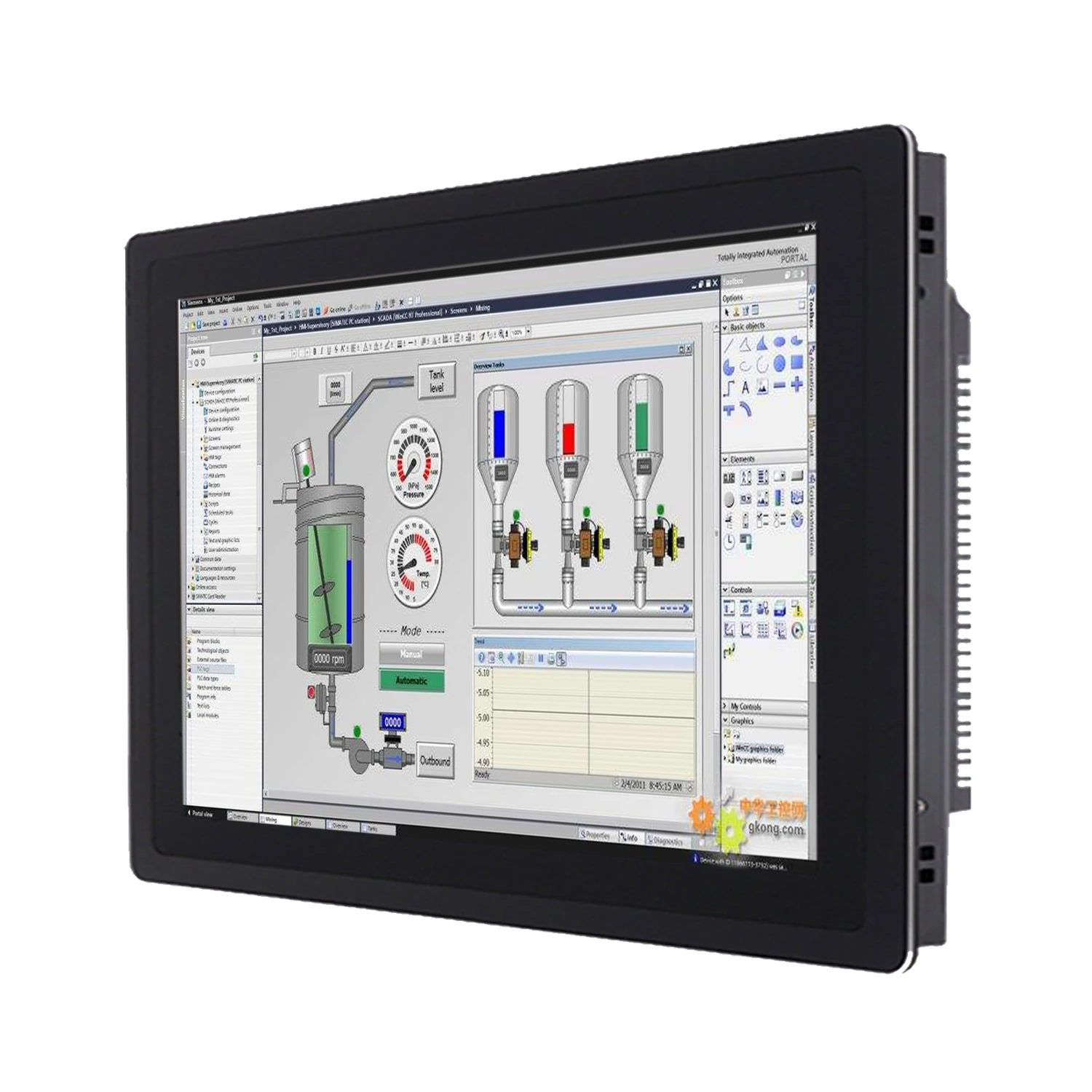 17 19 21.5 Inch industrial all in one pc tablet computer panel pc with resistive touch screen built-in wifi com for win10 pro