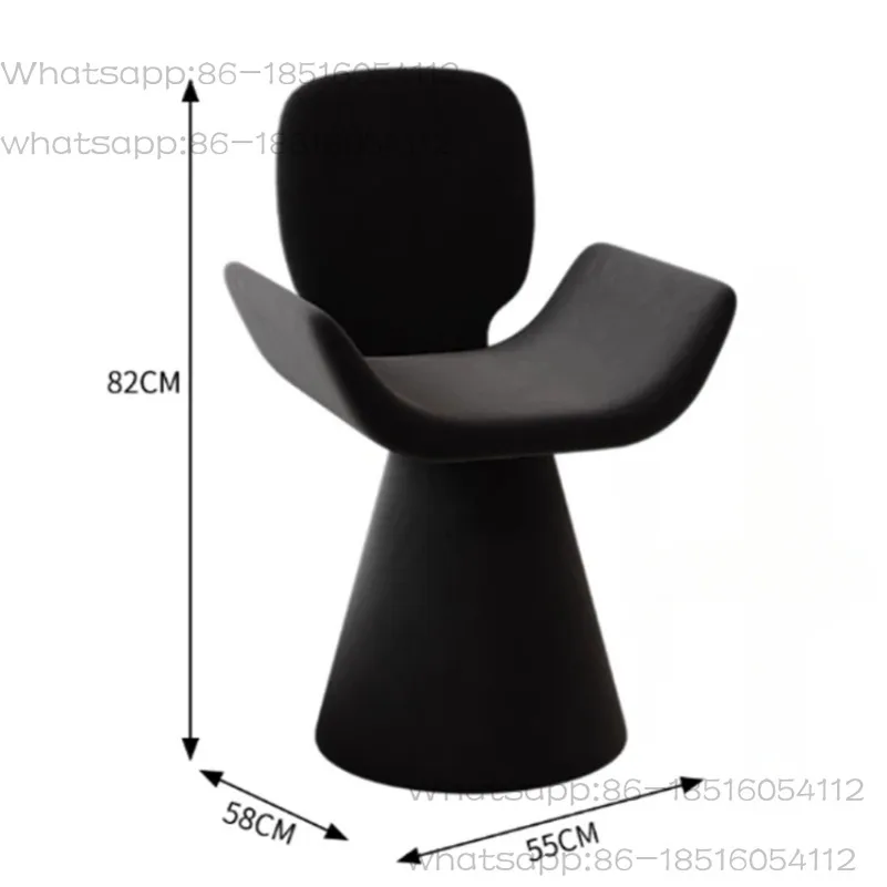 

Вращающиеся стулья из цельного дерева, портативный обеденный стул, скамейка для макияжа в спальне, кресло для гостиной, спинка, скандинавская кухонная мебель