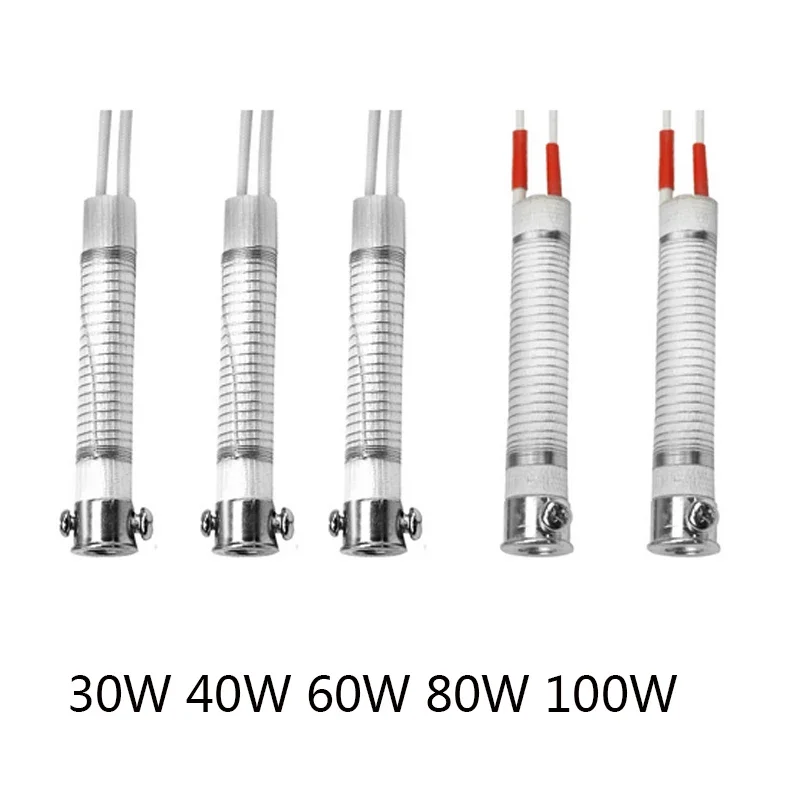 Ferro de Solda Elétrica Elemento de Aquecimento Substituição Núcleo Ferramenta de Solda 30w 40 60 80 100 Elemento Aquecimento de Solda 220v