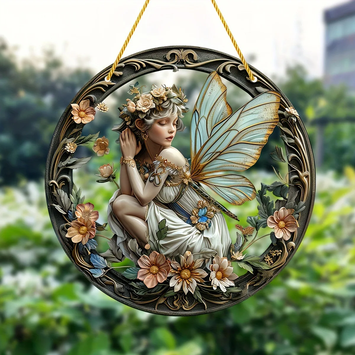 

Acrylic Elf Fairy Outdoor Window Decoration Art Room Decoration Scene Home Decoration