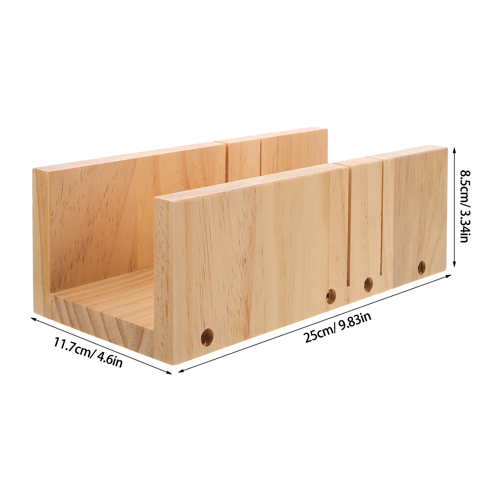 Exquisite Workmanship Soap Cutter Wood Mold Double Slots Easy to Use Soap Making Tool Double Slots Cutting Mold