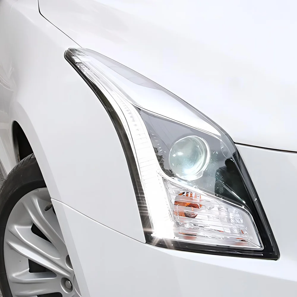 

Для Cadillac ATS-L 2014-2018 светодиодные автомобильные фары в сборе с высокой конфигурацией, бифокальные линзы, автомобильные передние лампы, обновленные аксессуары