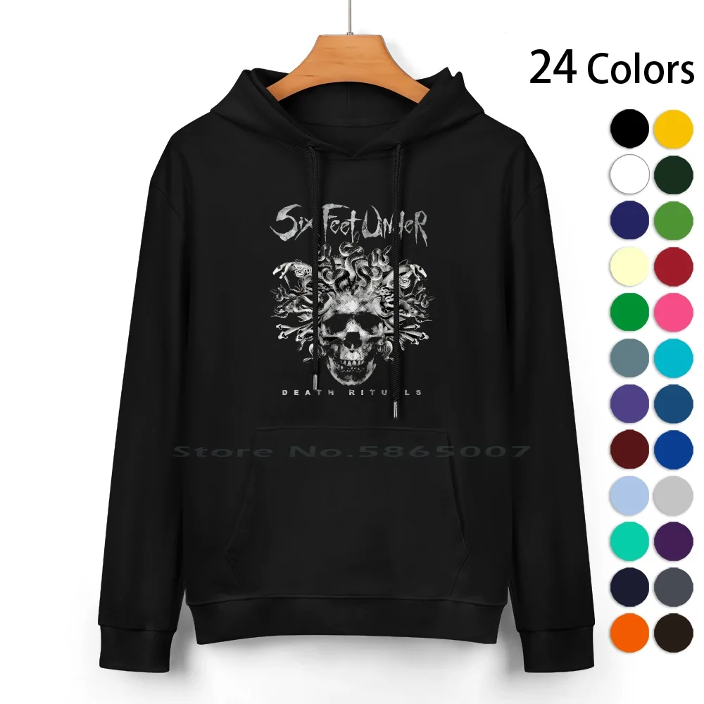 

Death Rituals Pure Cotton Hoodie Sweater 24 Colors Six Feet Under Band World Trendy Six Feet Under Band Trending Six Feet Under