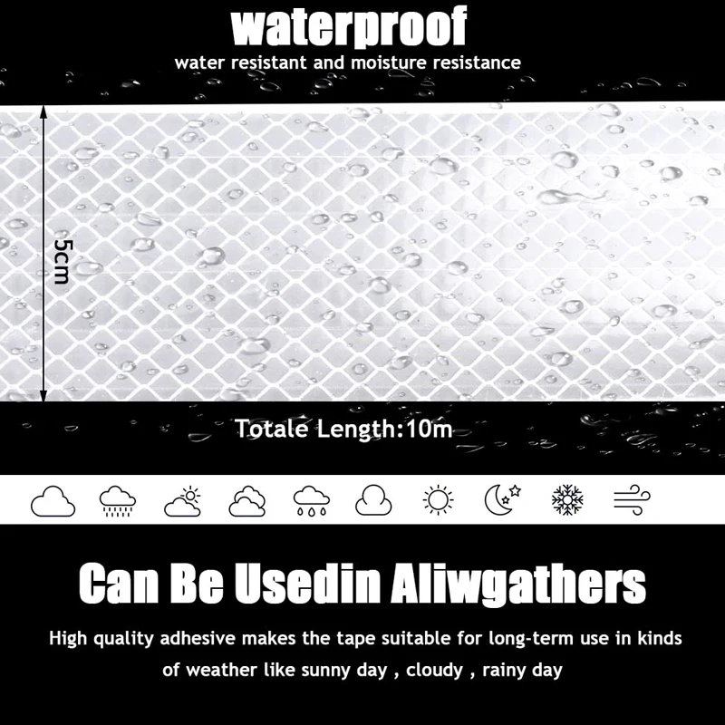 High Quality Waterproof Reflective Tape Sticker For Car Truck