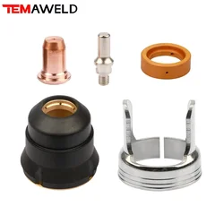 IPT PT 40 60 PT40 PT60 PT-40 PT-60 IPT40 IPT60 IPT-40 IPT-60 Plasma Cutting Torch 1.0MM Nozzle Tip Electrode Swirl Ring Kit