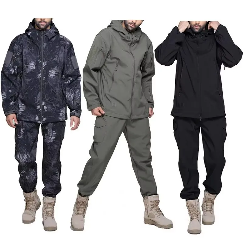 Camouflage Military Tactical Jacket Hunting Jackets Soft Shell Man Combat Waterproof  Multicam Coat  Outdoor Jacket