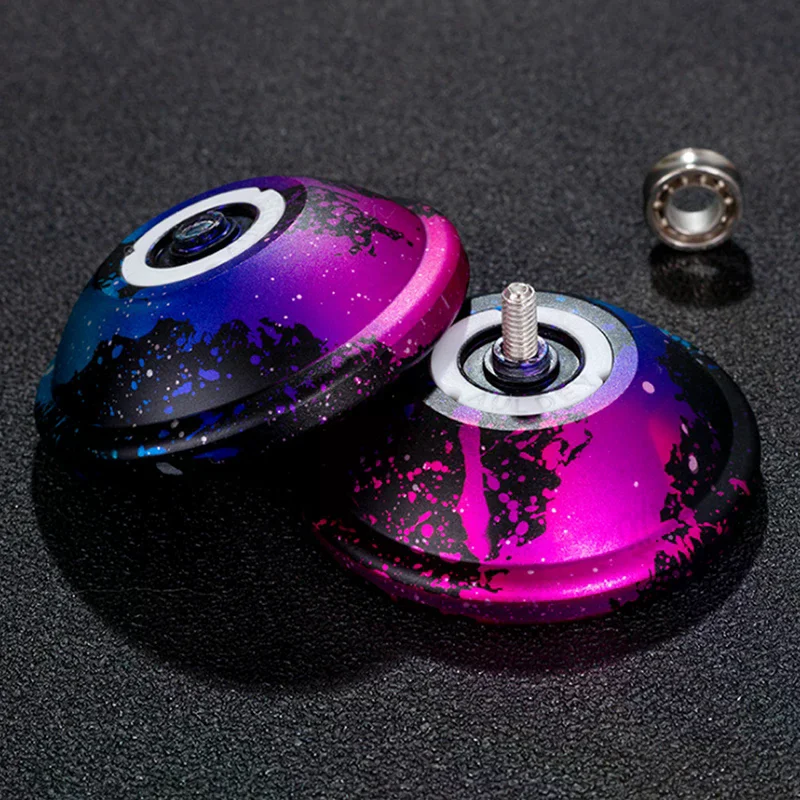 Metal Alloy Aluminum Yoyo Professional with 10 Ball kk bearing High Speed yoyo