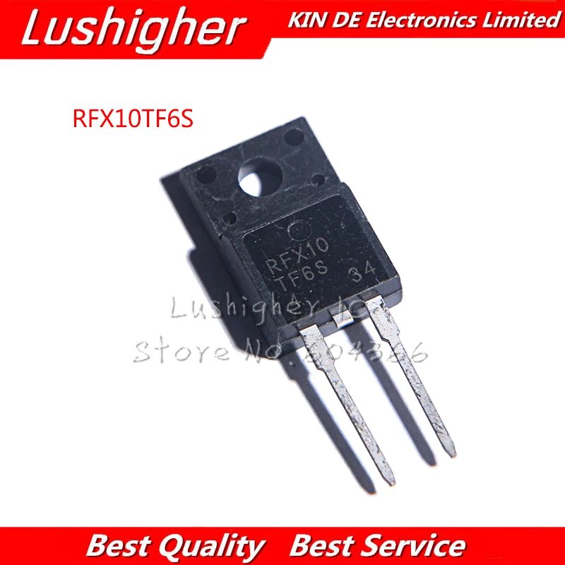 10pcs RFX10-TF6S TO-220F RFX10TF6S TO220-2 RFX10 TO-220F-2 TO220F