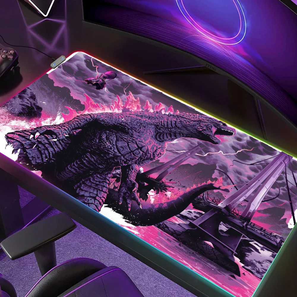 Mouse Pad Fortnites RGB Desk Mats Micro USB LED Table Pads Game Backlit Rubber Desktop Gaming MousePads