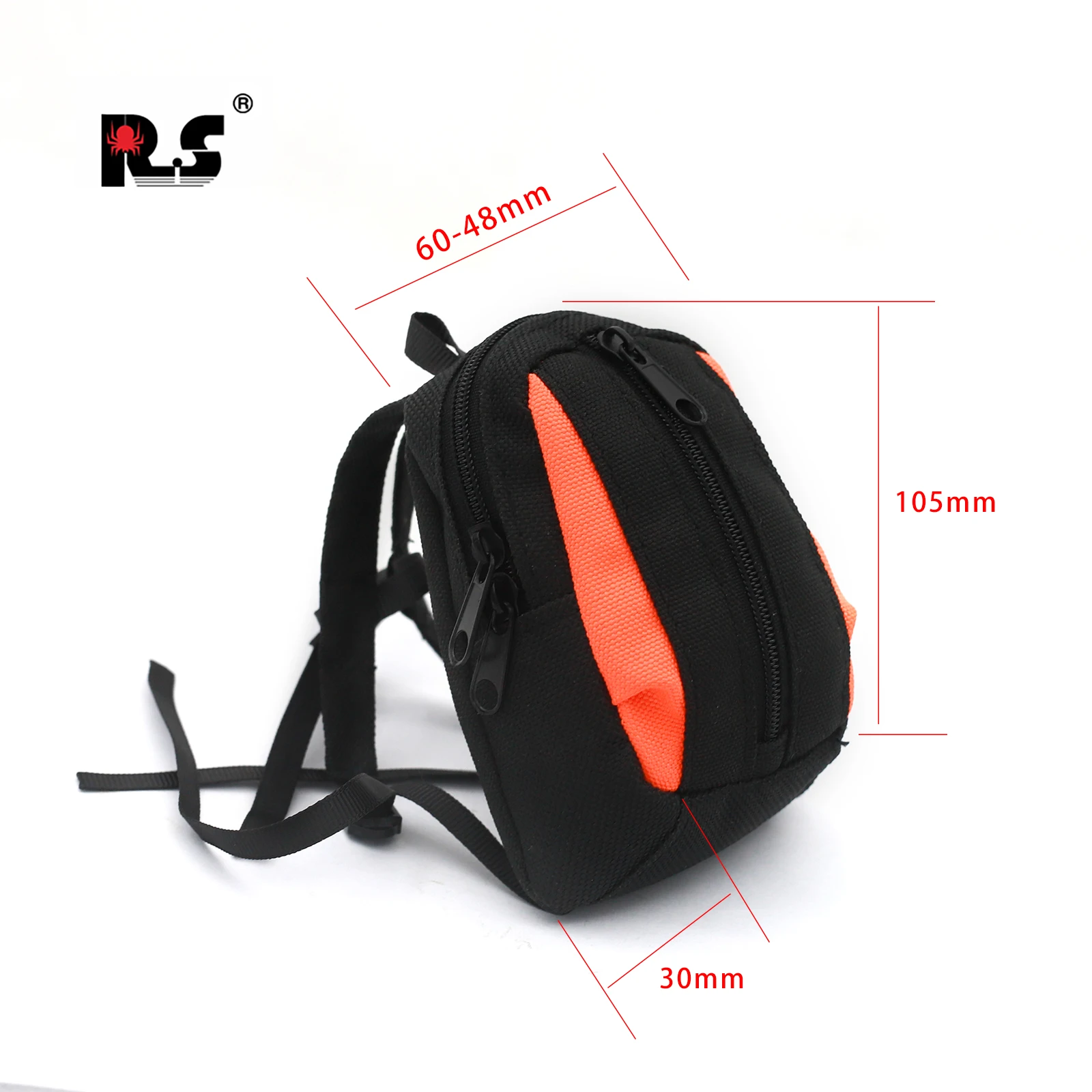 1PCS Mini ruota di scorta kit zaino da arrampicata all'aperto per moto 1/8 1/24 1/10 RC Crawler Car Traxxas TRX4 AXIAL SCX10 RC4WD