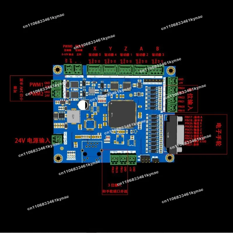 Suitable for Linux CNC Control Card Mesa Card 7i92 CNC Control Card