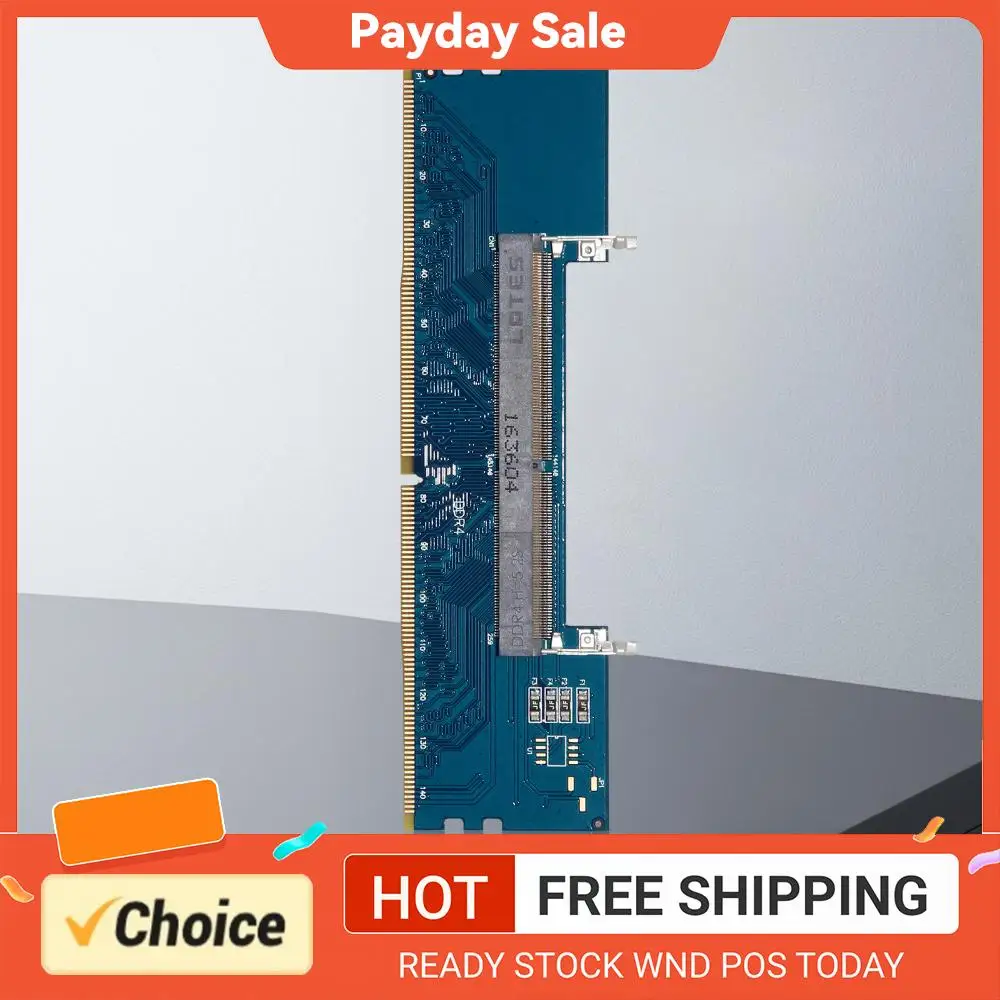 Laptop DDR4 SODIMM To Desktop DIMM Memory Cards Converter Adaptor 3200/2666/2400/2133MHZ Memory RAM Connector Adapter