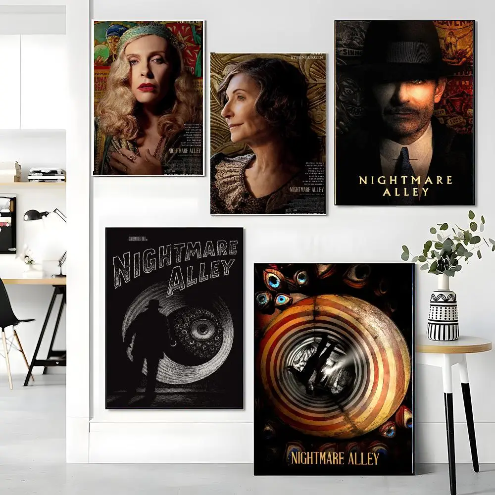 classic movie N-Nightmare Alley 2021-Y Painting Calligraphy Boho Botanical Decor for Living Room Elegant Home Style