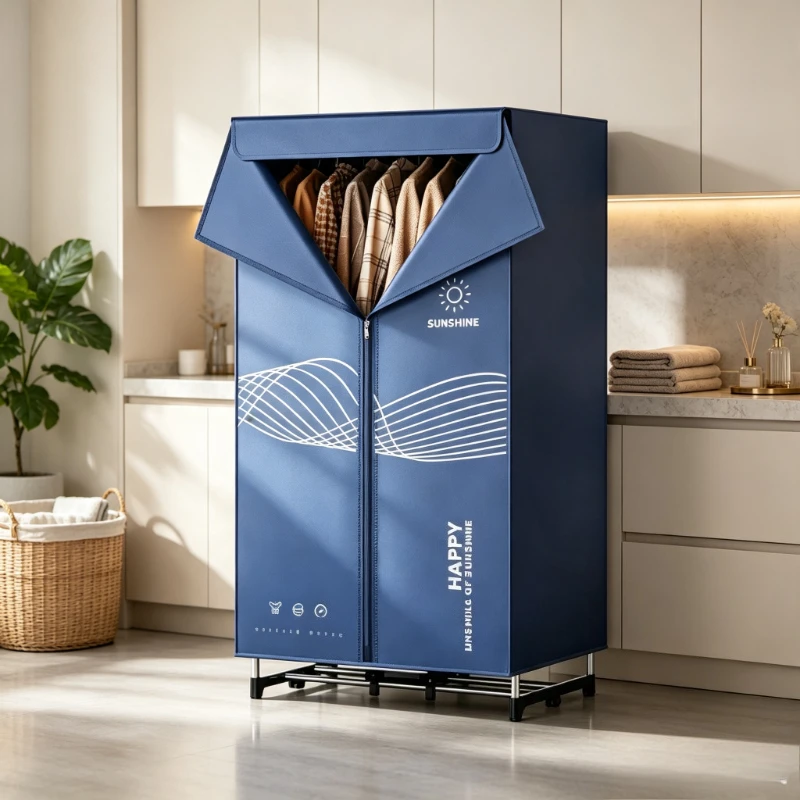 Unisex Small Clothes Dryer, Fast Quiet Drying Machine for Home with Constant Temperature, Heavy Duty Strong Load Capacity