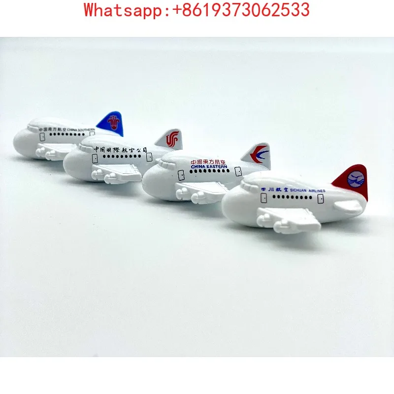 

Трехмерная наклейка на холодильник в виде самолета, милая, China Southern Airlines/Sichuan Airlines/China Eastern Airlines/Air China