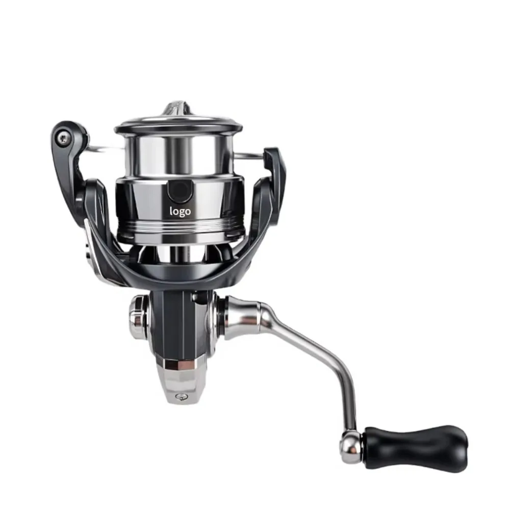 Metal spoolseamless rotating fishing wheel, waterproof screw-in type, for bait, high speed 5.2:1 gear ratio 5 + 1BB bearing