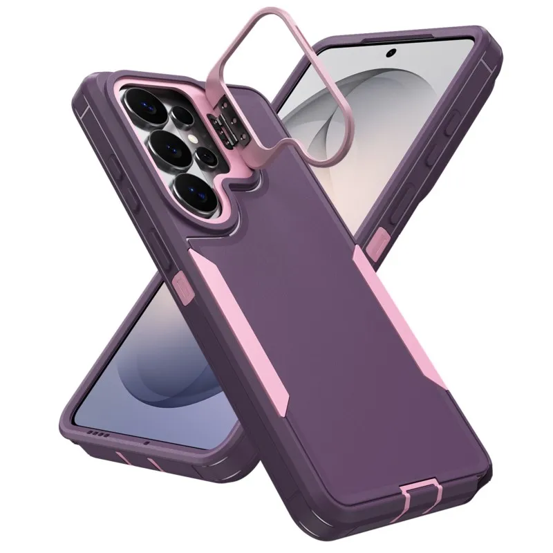 Heavy Duty 3 in 1 Shockproof Anti-Scratch Rugged Kickstand Case For Samsung Galaxy S26 Ultra S25 FE S24 S23 S22 Full Protection