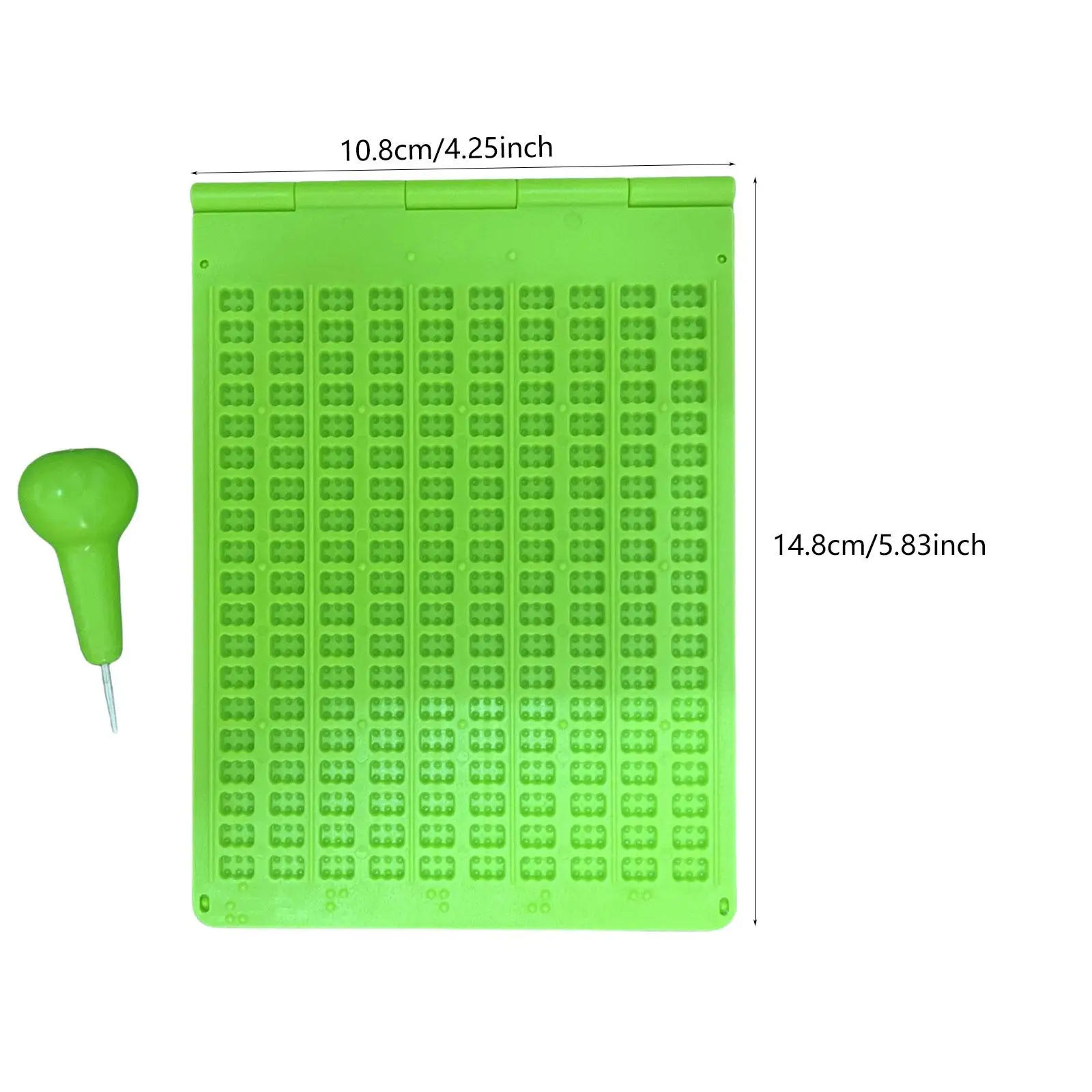 Braille Writing Board Blind Education Supplies for Visually Impaired Braille Fingerboard Writing Learning Supplies for Adults