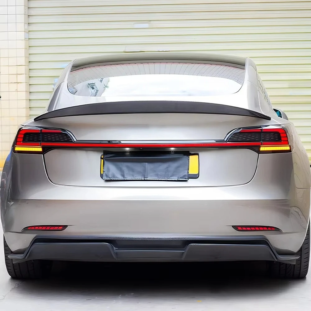 2019-2023 For  Model 3  LED Dynamic Signal Rear Backup Lamps Assembly 100W New Car Upgrade Taillights Accessories