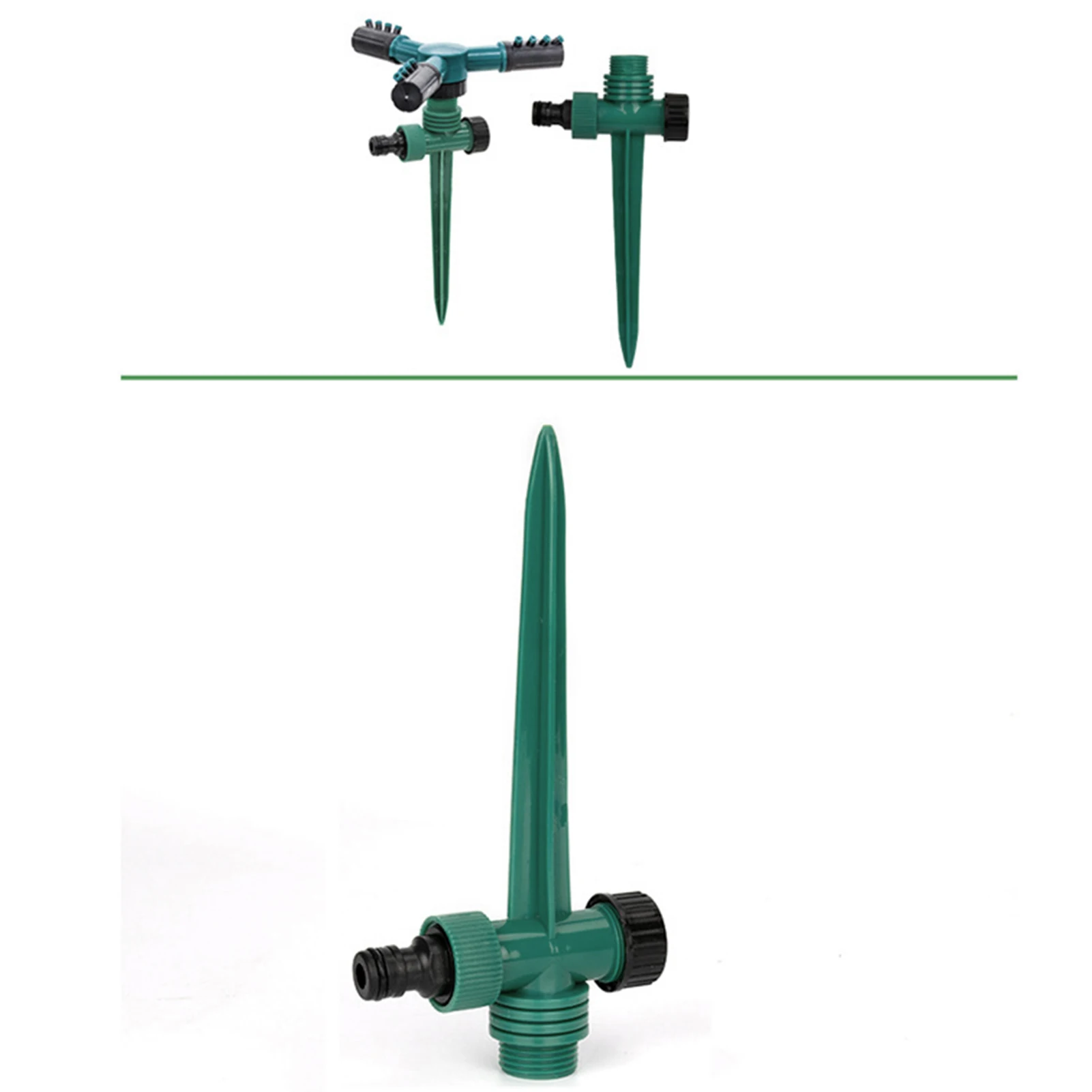 Jardim Sprinkler Rotativo Automático, Faz Maior Faixa de Irrigação, Sprinklers Duráveis, Seguro e Necessário, Ferramentas de Refrigeração a Água