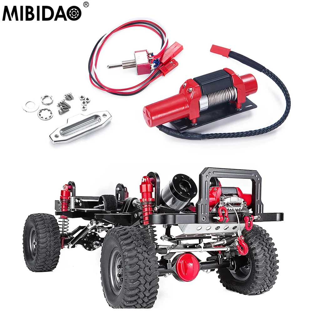 

Металлическая Проводная Автоматическая фотокамера MIBIDAO 1/10 RC Crawler Car Axial SCX10 90046 AXI03007 TRX4 TRX6 Redcat Gen8 D90