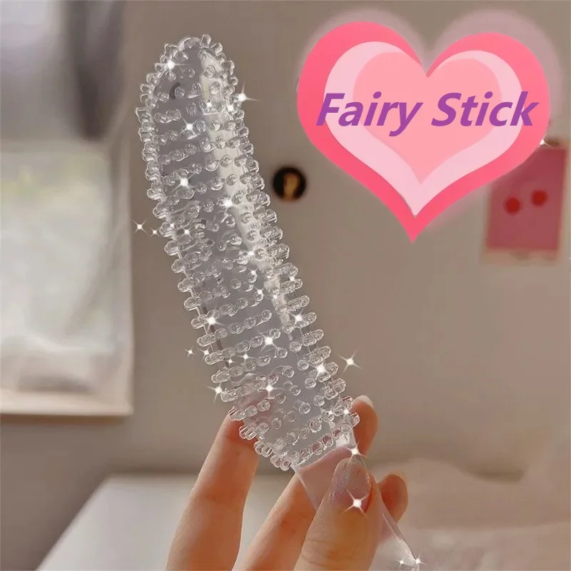 Fairy Stick Large Granule mace Soft clear Penis Anal Plug Butt Plug Sex Toys For Man Woman Couples Vaginal And Anal Stimulation