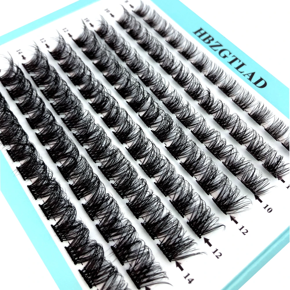 1 box/96 bundles of 100D fake eyelashes Mink Individual Eyelashes natural thick lashes,Eyelash Extensions for make up