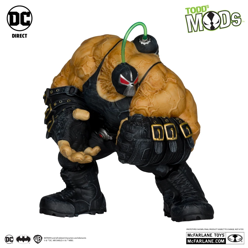 McFarlane-Figurines d'action en vinyle pour garçons, jouets authentiques, Bane, Swamp Thing, Batman, édition limitée, collection, 4.5 po