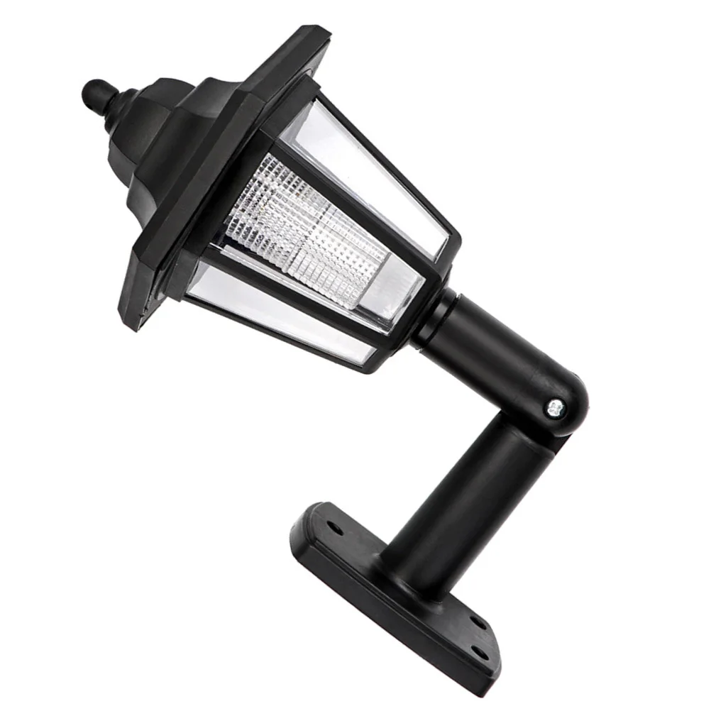 

2 pcs Solar Powered Wall Lamp Hexagon Outdoor Light Waterproof Lawn Light For Yard Patio Driveway Illumination