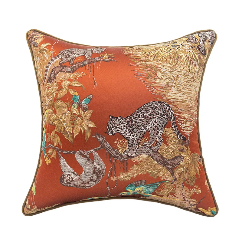 Luxury Bird Decorative Pillow Covers Throw Pillow Cover Cushion Case 45X45CM For Sofa Bed Couch Car Office