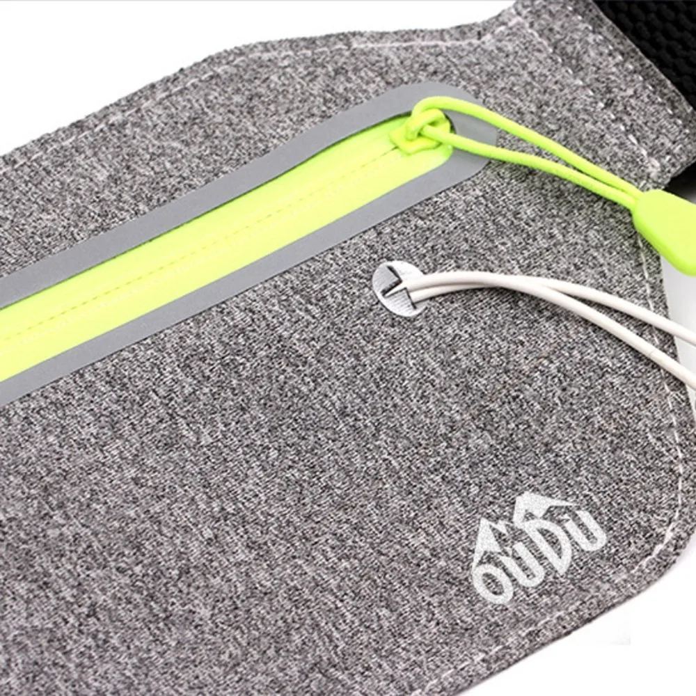 Ultra-Thin Sport Mobile Waist Bag Close Fitting Multifunctional Running Waist Bag High Elastic Lightweight Sports Phone Bag