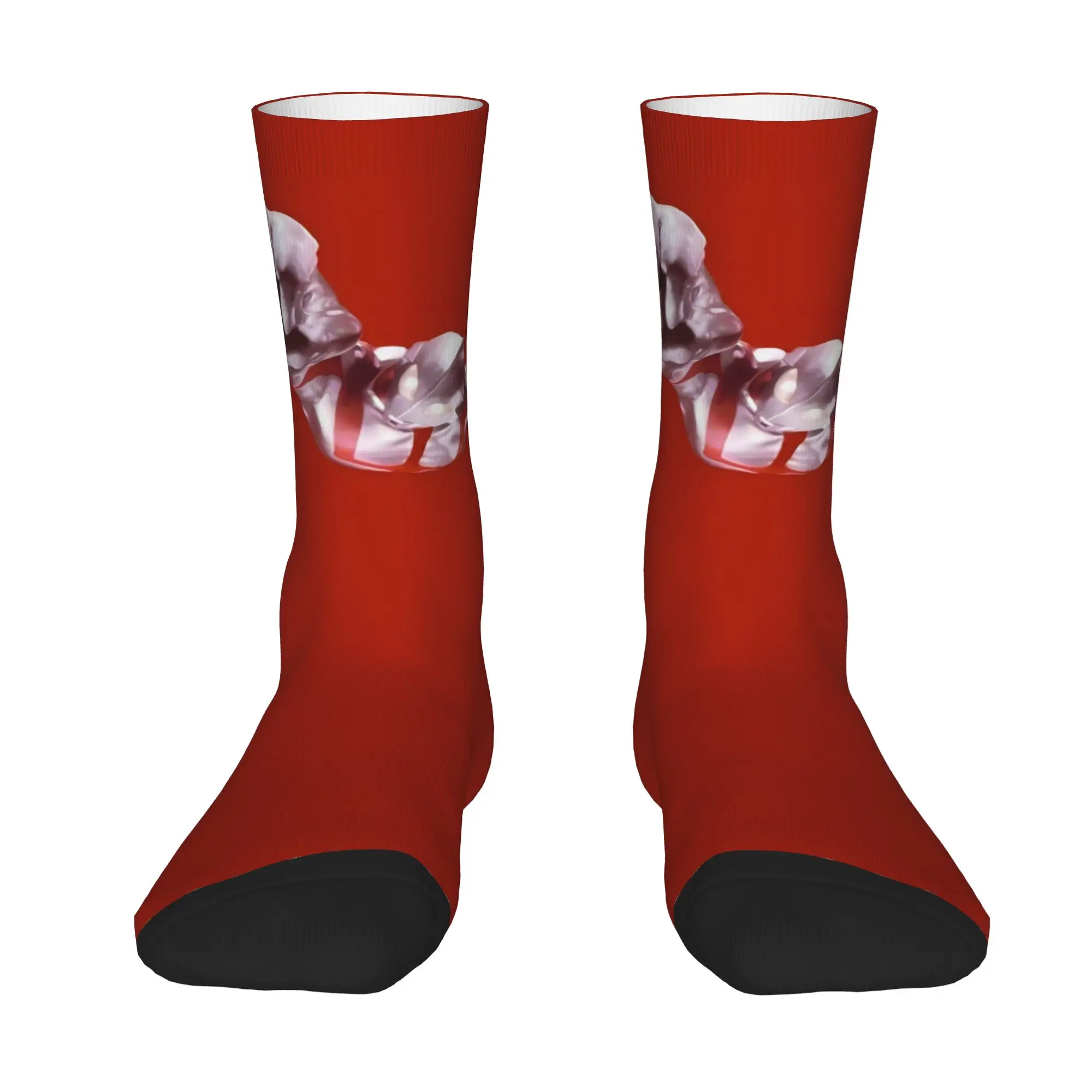 Funny Sock BANDAI Ultraman 5 Vintage Quality Pattern Printed Men Socks Novelty Men's Socks
