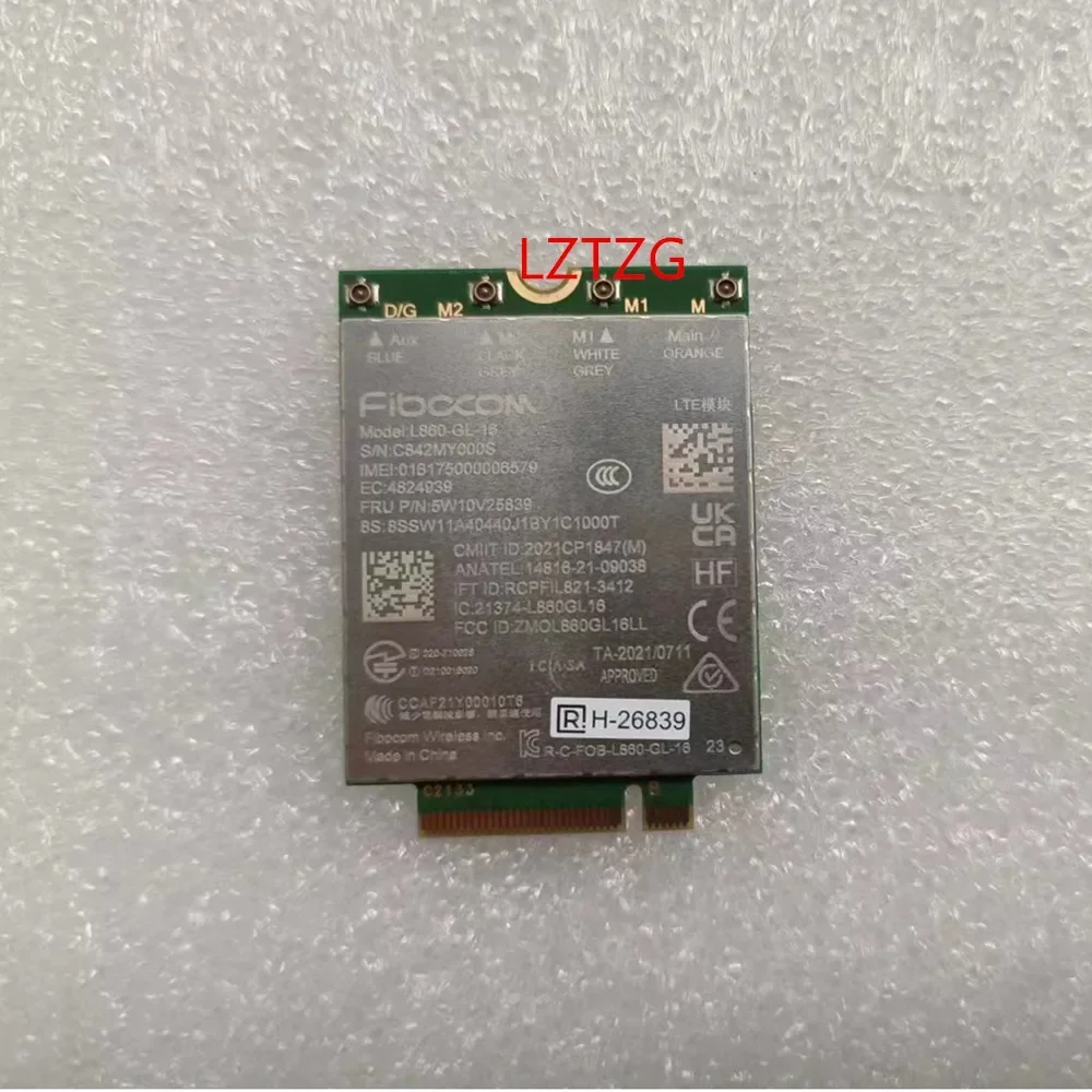 

Fibocom L860-GL-16 Module for Lenovo Thinkpad X1 Carbon 10th Gen/X1 Carbon 11th Gen Laptop 5W10V25839