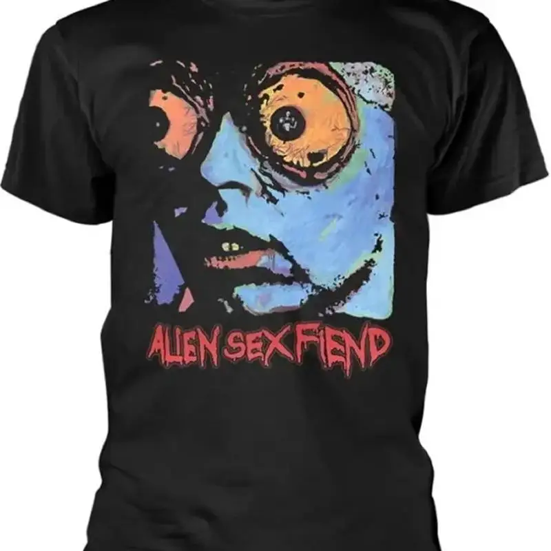 Alien Sex Fiend band T-shirt black short sleeve S-5XL
