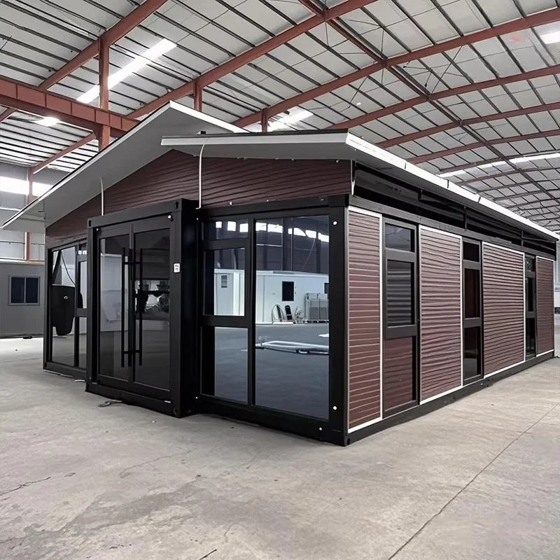 20ft 40ft مكتب حاوية قابلة للطي منزل الفلبين فيلا المنزل المحمول الجاهزة المنازل الصغيرة منزل صغير التصميم الحديث الجدة شقة